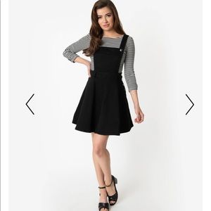 Hell Bunny pinafore overall dress